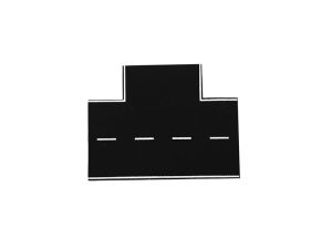 asfaltová odbočka s drážkou pro magnetický pásek Vollmer 48291