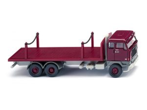 Volvo F88 plošina s klanicemi vínová Wiking 44701