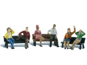 lidé na lavičkách Woodland Scenics A1924