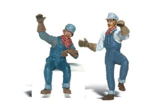 strojvedoucí Earl a Eddie Woodland Scenics A2540