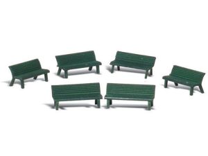 parkové lavičky Woodland Scenics A2758