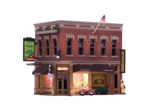 městský rohový dům s potravinami Woodland Scenics BR4923