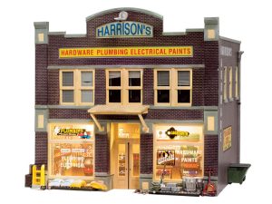 městský dům se železářstvím Woodland Scenics BR5842