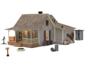 rodinný dům s terasou Woodland Scenics BR5860