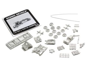 traktor s přívěsem Woodland Scenics D244