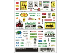 obtisky různé - série 1 Woodland Scenics D245