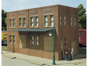 tovární budova Laubes Linen Mill Woodland Scenics DPM10600