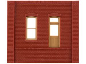 zeď s dveřmi k nakládací rampě Woodland Scenics DPM30136