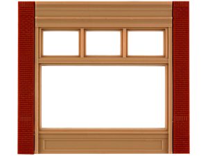 zeď s výlohou Woodland Scenics DPM30162