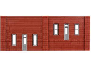 zeď se vstupními dveřmi a okny Woodland Scenics DPM60104