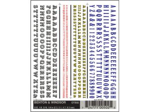 propisotpísmena Beton & Windsor Woodland Scenics DT502