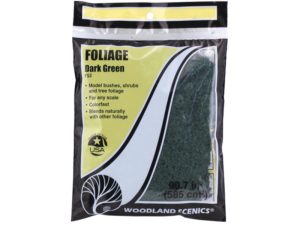 foliáž tmavě zelená Woodland Scenics F53