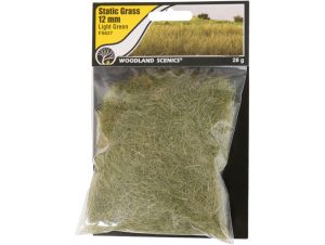 statická tráva světle zelená 12mm Woodland Scenics FS627