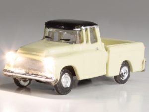 Pickup béžový svítící Woodland Scenics JP5617