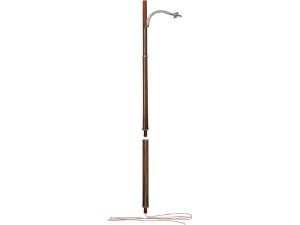 dřevěná pouliční lampa 2 ks Woodland Scenics JP5646