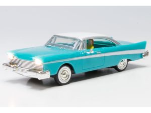 osobní vůz tyrkysový svítící Woodland Scenics JP5980