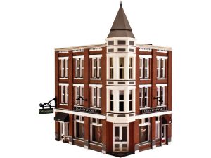 městský rohový dům s prodejnou Woodland Scenics PF5214