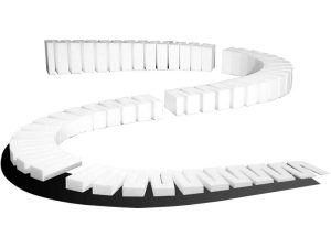 pěnové kolejové podloží stoupání 4% Woodland Scenics ST1411