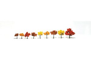 podzimní listnaté stromy malé 9 ks Woodland Scenics TR1540