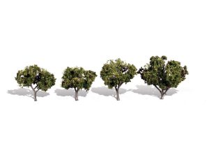 středně zelené listnaté stromy malé 4 ks Woodland Scenics TR3504