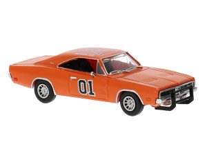 Dodge Charger oranžový, 1969 Brekina 18004