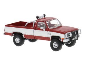 Chevrolet C10 červený / bílý, 1982 Brekina 19692