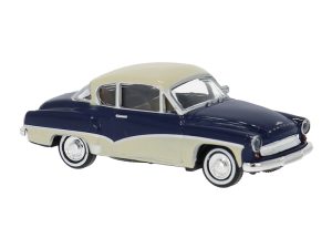 Wartburg 311 kupé modrý / béžový, 1959 Brekina 27160