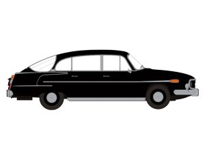 Tatra 603-2 černá, 1963 Brekina 27325