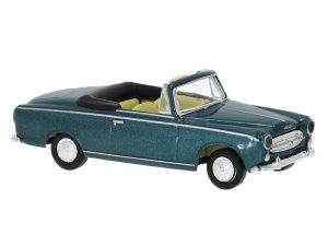 Peugeot 403 kabriolet zelený, 1956 Brekina 29160