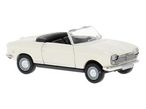 Peugeot 204 kabriolet bílý, 1967 Brekina 29176