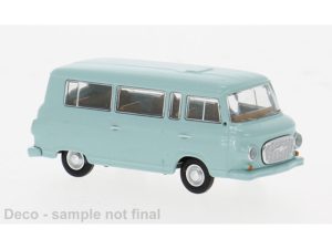 Barkas B 1000 bus světle šedý 1962 Brekina 30042