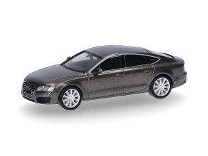 Audi A7 hnědočerná metalíza Herpa 034470-002