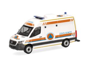 MB Sprinter 18 polobus MTF civilní obrana Herpa 099172