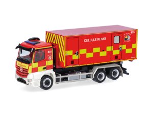MB Arocs M Pompiers Cellule Rehab Herpa 099233