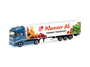 Renault T facelift chladírenský návěs Wanner AG Herpa 321242