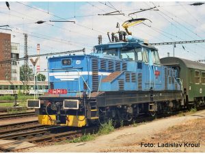 elektrická lokomotiva řady 210 ČD se zvukem Piko 21085