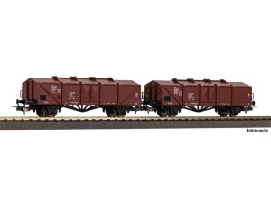 set zavřených vozů s odklápěcími víky Kmm DR Piko 28331