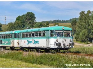 motorový vůz řady 798 s řídícím vozem Ulmer DB AG Piko 52149