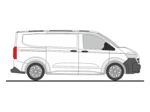 VW Transporter skříň KR T7 bílý Rietze 11710