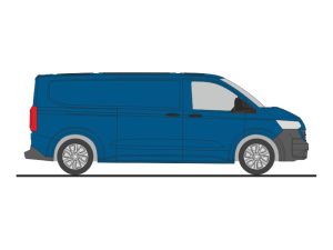 VW e-Transporter skříň LR T7 modrý Rietze 11729