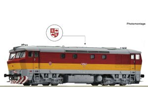 dieselová lokomotiva T 478 2079 Bardotka ČSD Roco 7300090