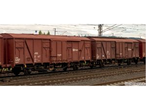 set zavřených vozů Gbgkks 112.0 ČD Cargo Tillig 70100