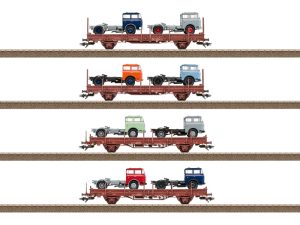 set klanicových vozů s tahači Liaz DR Trix 24190