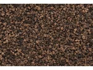 štěrk tmavě hnědý jemný Woodland Scenics B71