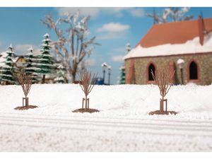 mladé stromky zimní provedení Auhagen 70951