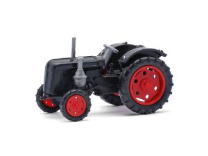 traktor Famulus černý s červenými koly Busch 210010104