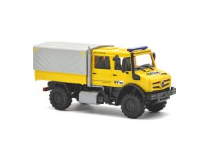 Unimog U5023 s dvojitou kabinou, Fire Busch 51088