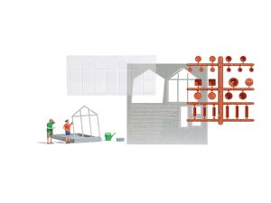 A-Set: Stavba skleníku Busch 7916