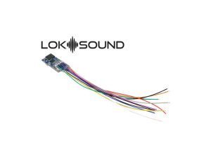zvukový dekodér LokSound 5 micro DCC/MM/SX/M4 prázdný s dráty ESU 58813