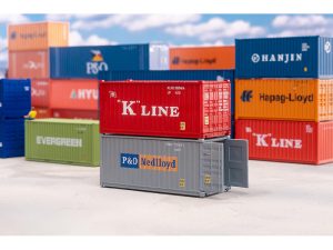 kontejnery K-LINE a P&O Faller 182006